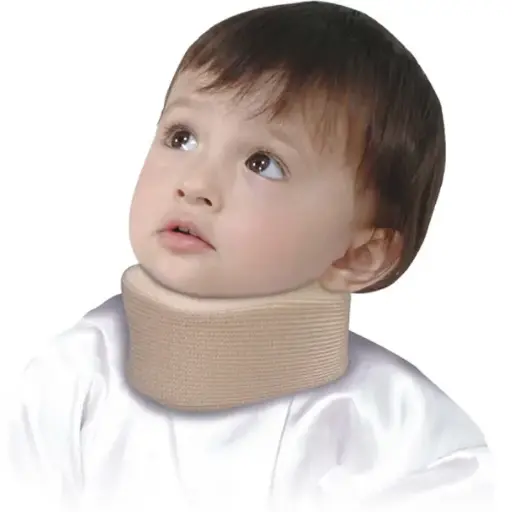 CERVICAL COLLAR PEDIATRIC SOFT BEIGE SUPEROTHO