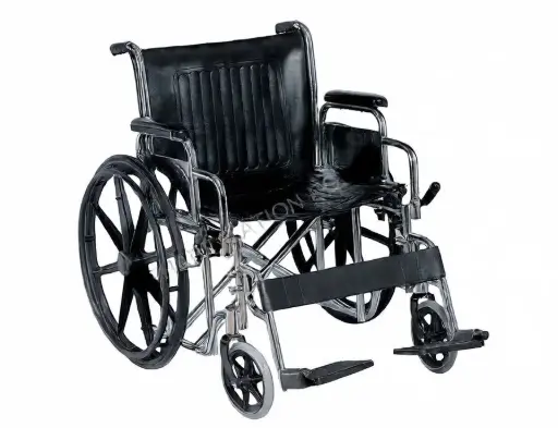 [CA928B] HEAVY DUTY STEEL WHEELCHAIR