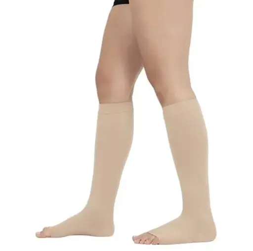 KNEE HIGH STOCKINGS OPEN TOES 15